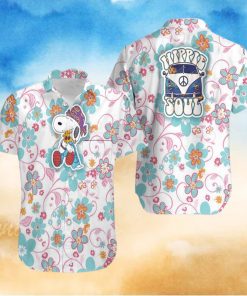 Hippie Snoopy Hug Woodstock Hawaiian Shirt