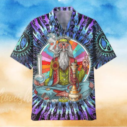Hippie Style All Over Prints Hawaiian Shirt