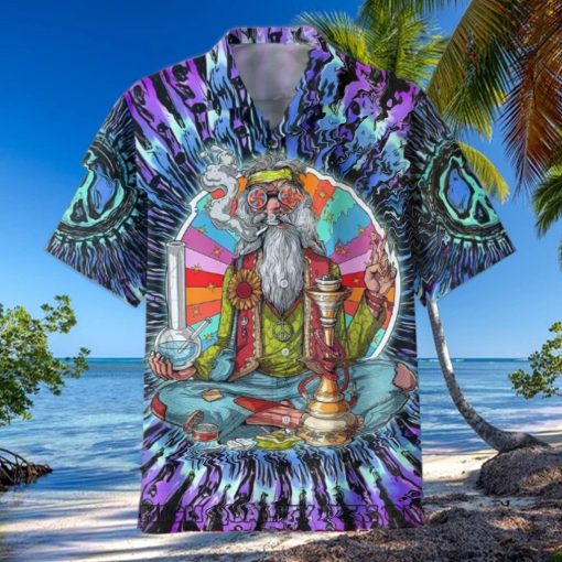 Hippie Style All Over Prints Hawaiian Shirt