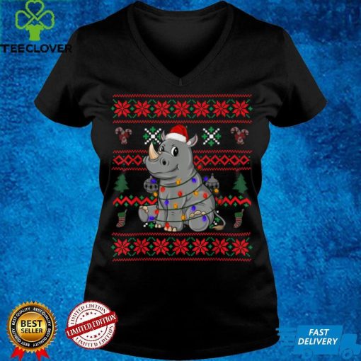 Hippo Ugly Christmas Funny Santa Hat Claus Pajama T Shirt Hoodie, Sweter Shirt