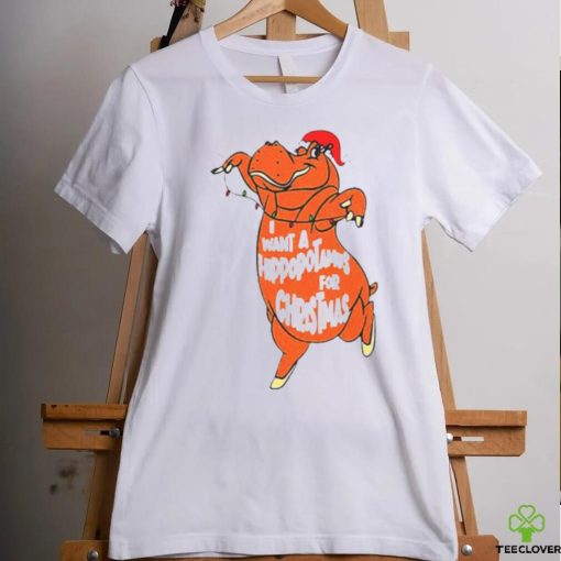 Hippopotamus Christmas shirt
