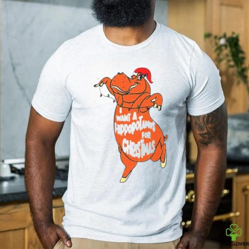 Hippopotamus Christmas shirt