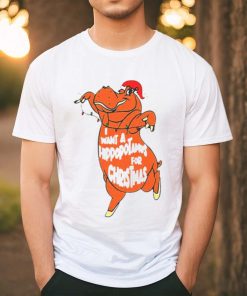 Hippopotamus Christmas shirt