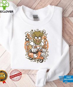 Hipster Scooter Dad Retro And Vintage Vibes T Shirt
