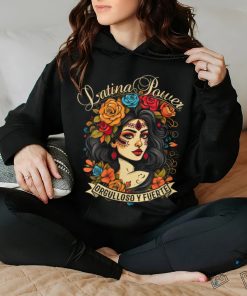 Hispanic Heritage Latina Power Flowers Women V Neck T Shirt