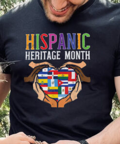 Hispanic Heritage Month Hands Heart T Shirt