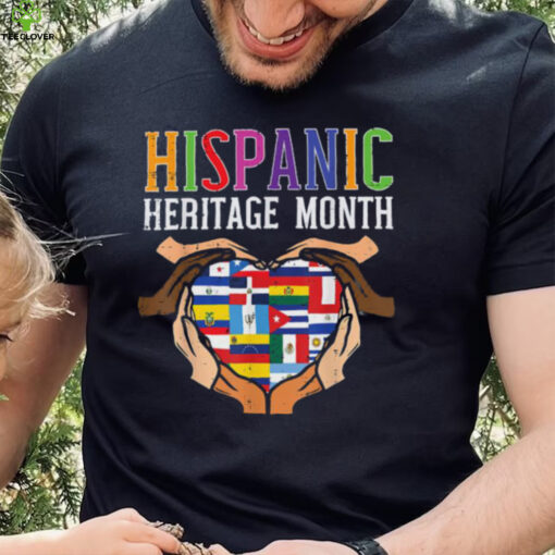 Hispanic Heritage Month Hands Heart T Shirt