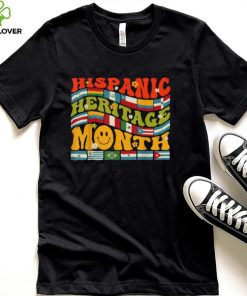 Hispanic Heritage Month Latino Countries Flag Groovy T Shirt