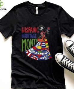 Hispanic Heritage Month Shirt Funny Skullcap Latin Flags National