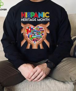 Hispanic Heritage Month Shirt Join Hands All Countries Heart Hands