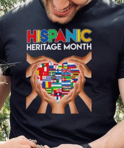 Hispanic Heritage Month Shirt Join Hands All Countries Heart Hands 3 Hispanic Heritage Month Shirt Join Hands All Countries Heart Hands