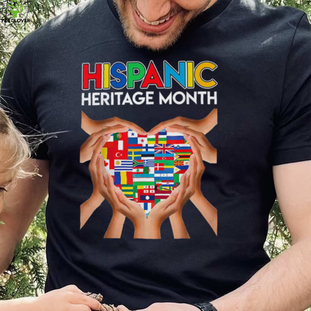 Hispanic Heritage Month Shirt Join Hands All Countries Heart Hands Hispanic Heritage Month Shirt Join Hands All Countries Heart Hands