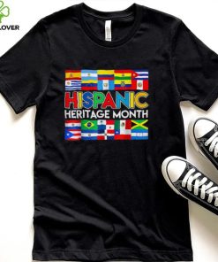 Hispanic Heritage Month Shirt Latin American Countries Flags