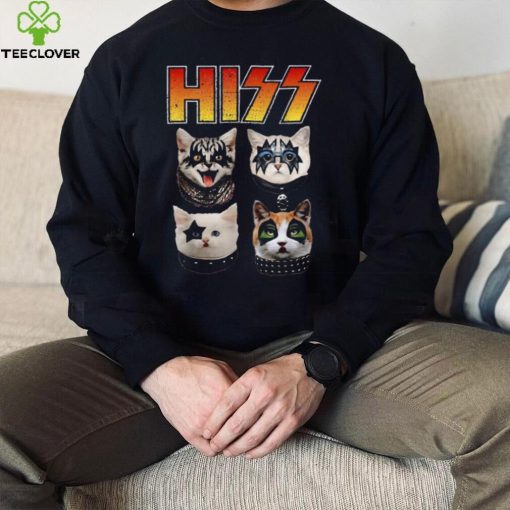 Hiss Funny Cat Lover Halloween Graphic Unisex Sweatshirt