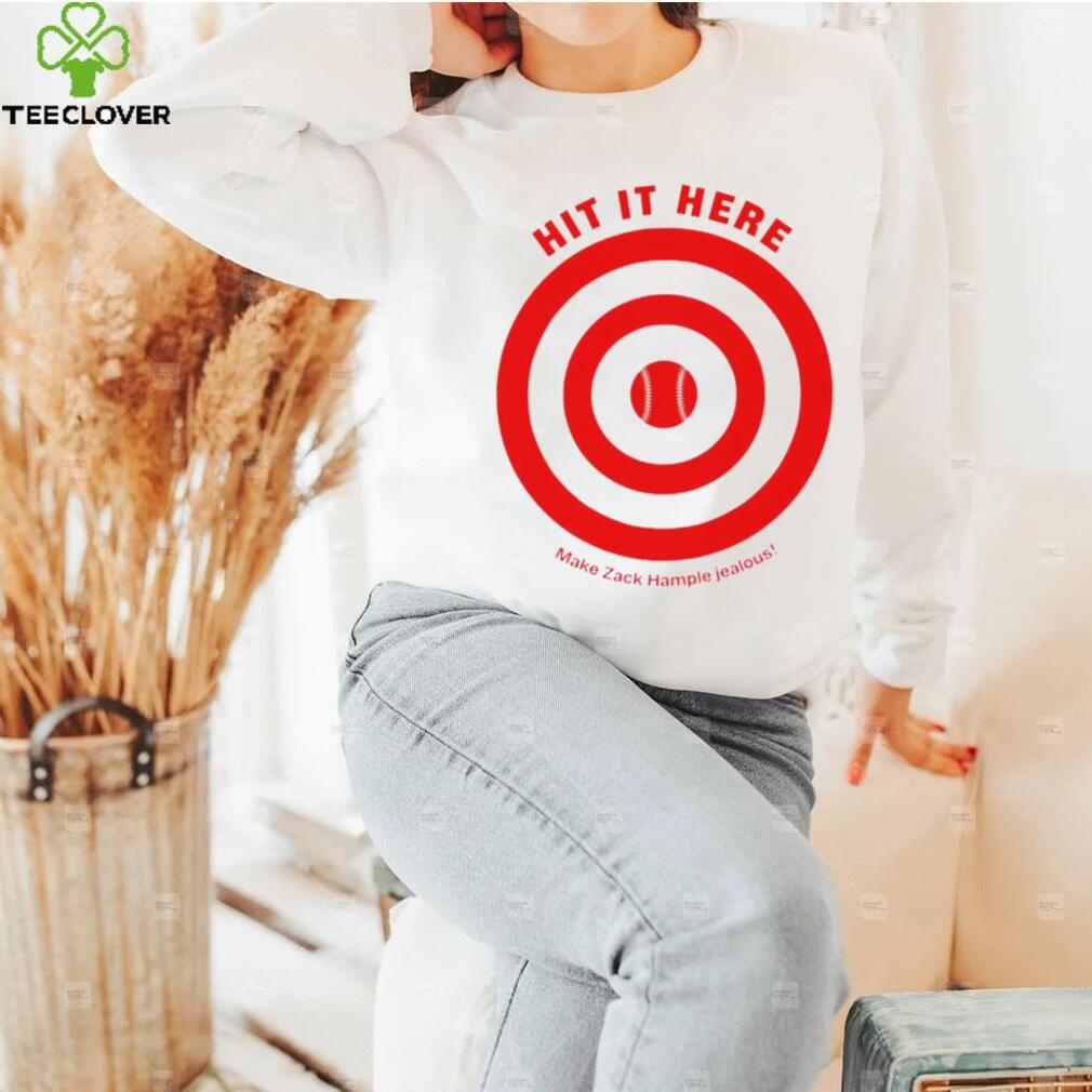 Hit it here Make Zack Hample Jealous logo shirt Hit it here Make Zack Hample Jealous logo shirt