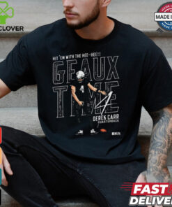 Hit ‘Em With The Hee Hee Derek Carr Quarterback New Orleans Saints NFL Geaux Time t shirt