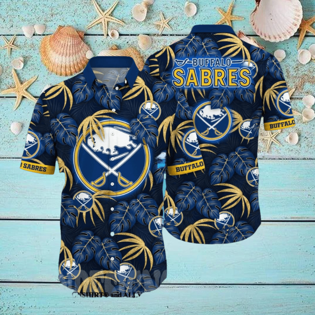 Buffalo Sabres NHL Flower Full Printed Classic Hawaiian Shirt