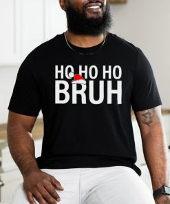 Ho Ho Ho Bruh Santa Hat Funny Christmas Shirt