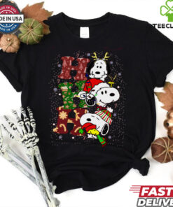 Ho Ho Ho Christmas Cheer with Snoopy shirt