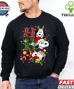 Ho Ho Ho Christmas Cheer with Snoopy shirt
