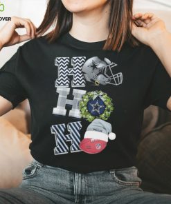 Ho Ho Ho Dallas Cowboys Football Vintage Christmas Shirt