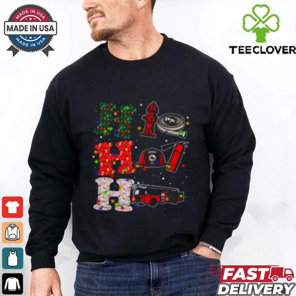 Ho Ho Ho Firefighter T Shirt Ho Ho Ho Firefighter T Shirt