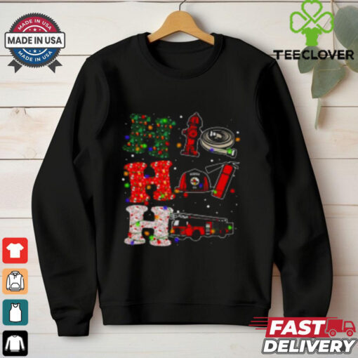 Ho Ho Ho Firefighter T Shirt