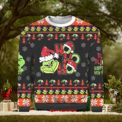 Ho Ho Ho Grinch Christmas Ugly Sweater