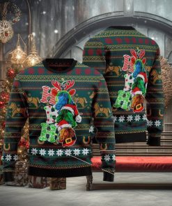 Ho Ho Ho Horse Christmas Ugly Wool Knitted Sweater