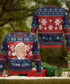 Ho Ho Ho Joe’s Got To Go Trump 2024 Christmas Sweater