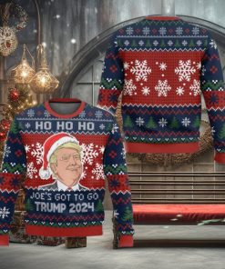 Ho Ho Ho Joe’s Got To Go Trump 2024 Christmas Sweater