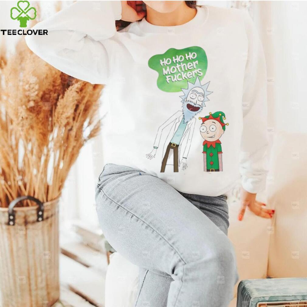 Ho Ho Ho Mother Fuckers Rick And Morty Chriatmas Shirt Ho Ho Ho Mother Fuckers Rick And Morty Chriatmas Shirt