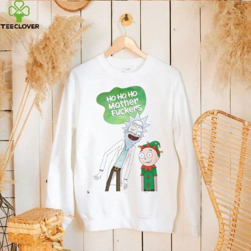 Ho Ho Ho Mother Fuckers Rick And Morty Chriatmas Shirt