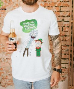 Ho Ho Ho Mother Fuckers Rick And Morty Chriatmas Shirt