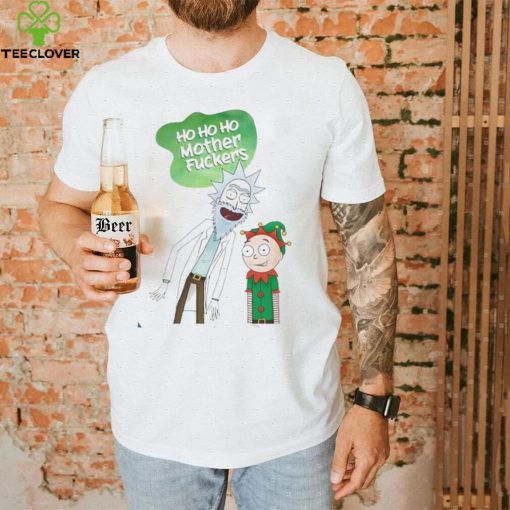 Ho Ho Ho Mother Fuckers Rick And Morty Chriatmas Shirt