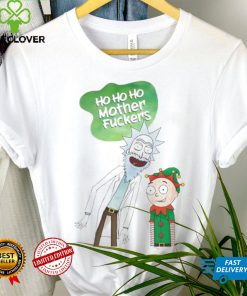 Ho Ho Ho Mother Fuckers Rick And Morty Chriatmas Shirt