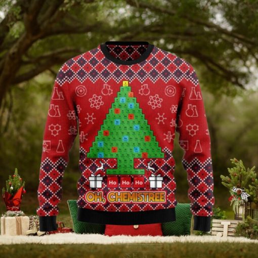 Ho Ho Ho Oh Chemistree Ugly Christmas Sweater