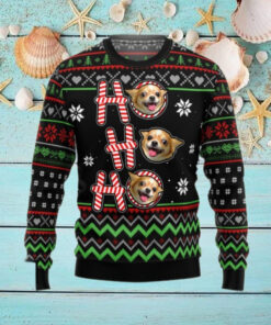 Ho Ho Ho Personalized Photo Ugly Christmas Sweater