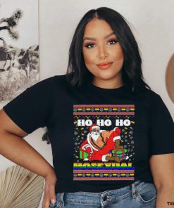 Ho Ho Ho Santa Homosexual Christmas Ugly Shirt