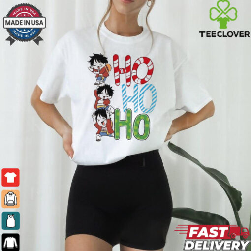 Ho Ho Ho Santa Luffy Monkey Anime Manga Christmas Shirt