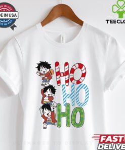 Ho Ho Ho Santa Luffy Monkey Anime Manga Christmas Shirt