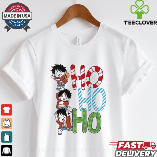 Ho Ho Ho Santa Luffy Monkey Anime Manga Christmas Shirt