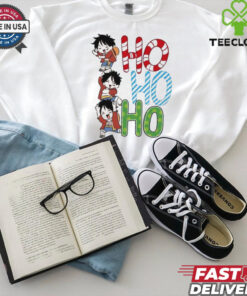 Ho Ho Ho Santa Luffy Monkey Anime Manga Christmas Shirt