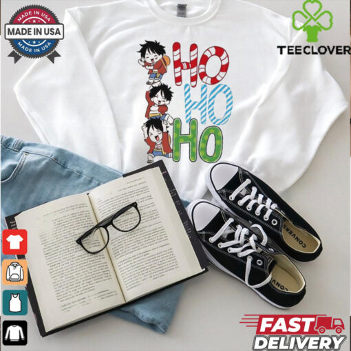 Ho Ho Ho Santa Luffy Monkey Anime Manga Christmas Shirt