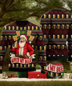 Ho Ho Hold My Beer Christmas Gift Ugly Christmas Sweater Xmas Holiday