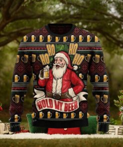 Ho Ho Hold My Beer Christmas Ugly Sweater Party