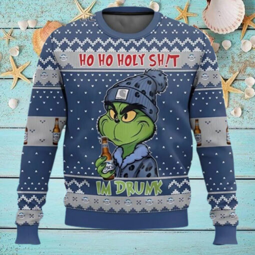 Ho Ho Holy Grinch I’m Drunk Busch Light Ugly Christmas Sweater