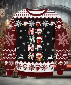 Ho Ho Horror For Christmas Gifts Ugly Christmas Wool Knitted Sweater