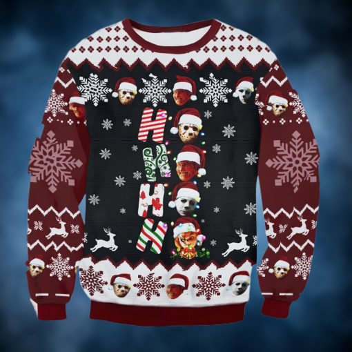 Ho Ho Horror Ugly Christmas Sweater