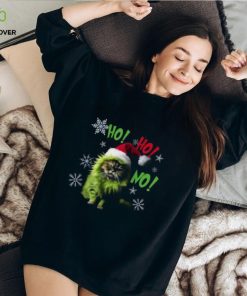 Ho Ho No Funny Bad Cat Christmas Shirt